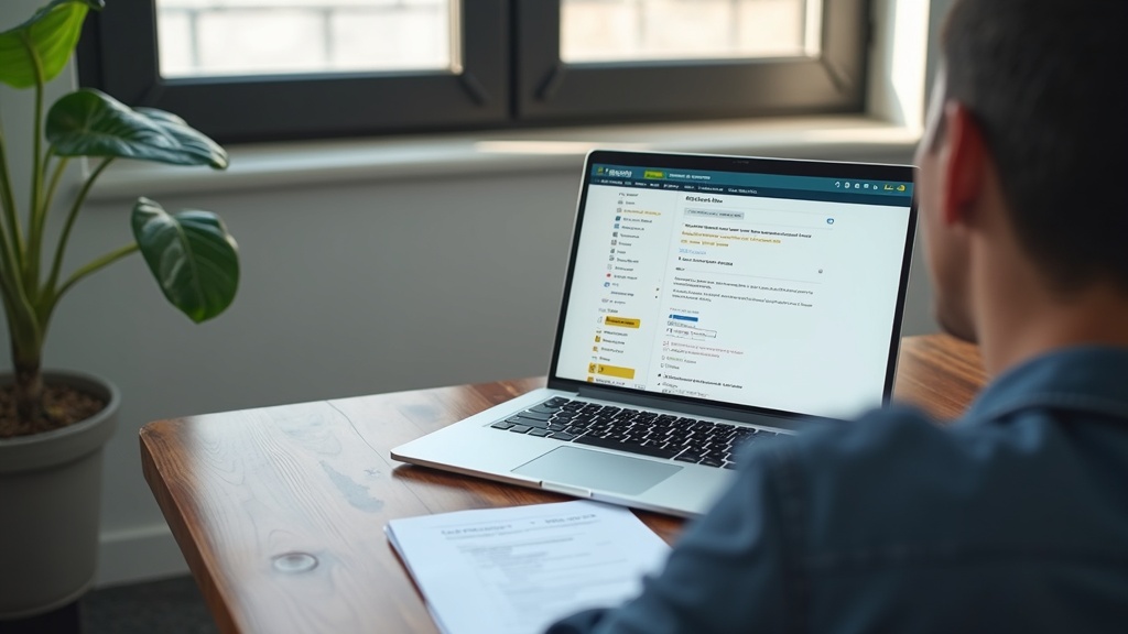 Advogado configurando consentimento e LGPD em ferramenta de automação no computador.
